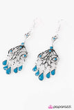 Paparazzi "Diva Decadence" Blue Earrings Paparazzi Jewelry