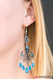 Paparazzi "Diva Decadence" Blue Earrings Paparazzi Jewelry