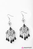 Paparazzi "Diva Decadence" Black Earrings Paparazzi Jewelry