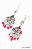 Paparazzi "Diva Decadence" Pink Earrings Paparazzi Jewelry