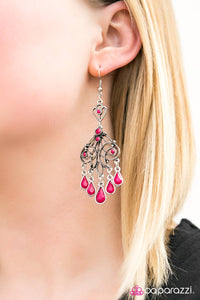 Paparazzi "Diva Decadence" Pink Earrings Paparazzi Jewelry