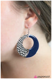 Paparazzi "Divide and Conquer" Blue Earrings Paparazzi Jewelry