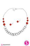 Paparazzi "Divine Grace - Red" necklace Paparazzi Jewelry