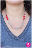 Paparazzi "Divine Grace - Red" necklace Paparazzi Jewelry