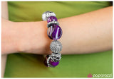 Paparazzi "Divinely Deco" Purple Bracelet Paparazzi Jewelry