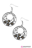 Paparazzi "Dixie Chick - Brown" earring Paparazzi Jewelry