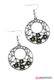 Paparazzi "Dixie Chick - Green" earring Paparazzi Jewelry