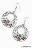 Paparazzi "Dixie Chick - Orange" earring Paparazzi Jewelry