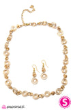Paparazzi "Dizzy Dancing - Gold" necklace Paparazzi Jewelry