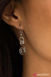Paparazzi "Dizzy Dancing - Silver" necklace Paparazzi Jewelry