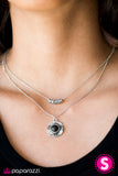 Paparazzi "Dizzying Dunes - Black" necklace Paparazzi Jewelry