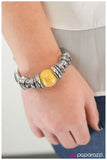 Paparazzi "Do As The Romans Do..." Yellow Bracelet Paparazzi Jewelry