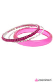 Paparazzi "Dont Be Jelly" Pink Bracelet Paparazzi Jewelry