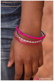 Paparazzi "Dont Be Jelly" Pink Bracelet Paparazzi Jewelry