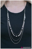 Paparazzi "Dont Be So Dramatic - Silver" necklace Paparazzi Jewelry