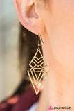 Paparazzi "Dont Feed The Animals - Brass" earring Paparazzi Jewelry