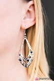 Paparazzi "Dont Flatter Yourself" Blue Earrings Paparazzi Jewelry