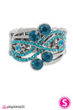 Paparazzi "Dont Forget To Sparkle!" Blue Ring Paparazzi Jewelry