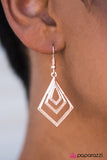 Paparazzi "Dont GEO There! - Rose Gold" earring Paparazzi Jewelry