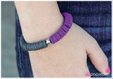 Paparazzi "Dont Get DISCouraged" Purple Bracelet Paparazzi Jewelry