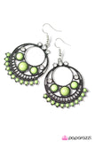 Paparazzi "Dont Give A GLAM" Green" earring Paparazzi Jewelry