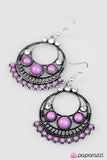 Paparazzi "Dont Give A GLAM" Purple Earrings Paparazzi Jewelry