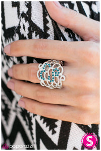 Paparazzi "Dont Hold Your Breath - Blue" ring Paparazzi Jewelry