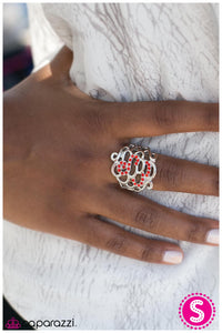 Paparazzi "Dont Hold Your Breath" Red VINTAGE VAULT Ring Paparazzi Jewelry