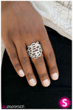 Paparazzi "Dont Hold Your Breath - White" ring Paparazzi Jewelry