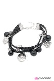 Paparazzi "Dont Let Me Down" Black Bracelet Paparazzi Jewelry