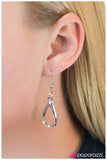 Paparazzi "Dont Rain On My Parade" White Necklace & Earring Set Paparazzi Jewelry