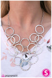 Paparazzi "Dont RING Me Down - Silver" necklace Paparazzi Jewelry