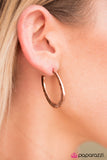 Paparazzi "Dont Sweat the Small Stuff" Copper Earrings Paparazzi Jewelry