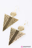 Paparazzi "Dont TRI This At Home" Gold Earrings Paparazzi Jewelry