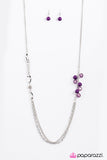 Paparazzi "Dont Waste Your Time - Purple" necklace Paparazzi Jewelry