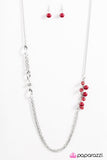 Paparazzi "Dont Waste Your Time - Red" necklace Paparazzi Jewelry