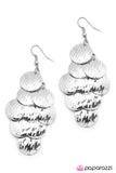 Paparazzi "Doppelganger" Silver Earrings Paparazzi Jewelry