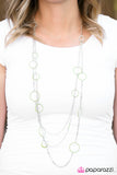 Paparazzi "Do The HULA HOOP - Green" necklace Paparazzi Jewelry