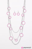 Paparazzi "Do The HULA HOOP - Pink" necklace Paparazzi Jewelry