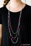 Paparazzi "Do The HULA HOOP - Pink" necklace Paparazzi Jewelry