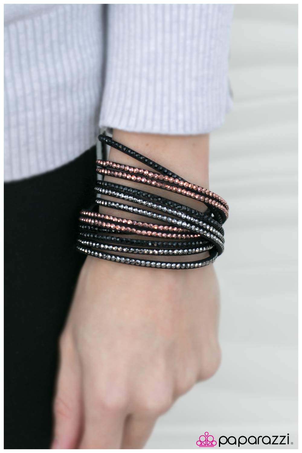 Humble hustle black paparazzi Clearance