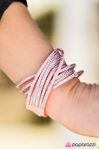 Paparazzi "Do The Hustle" Pink Wrap Bracelet Paparazzi Jewelry