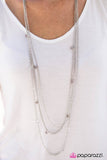 Paparazzi "Do The Locomotion - Silver" necklace Paparazzi Jewelry