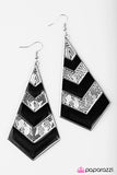 Paparazzi "Double Dare" earring Paparazzi Jewelry