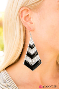 Paparazzi "Double Dare" earring Paparazzi Jewelry