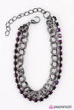 Paparazzi "Double Time" Purple Bracelet Paparazzi Jewelry