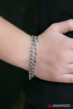 Paparazzi "Double Time" Silver Bracelet Paparazzi Jewelry