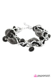 Paparazzi "Down By the Banks" Black Bracelet Paparazzi Jewelry