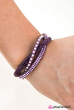 Paparazzi "Down For The Count" Purple Bracelet Paparazzi Jewelry