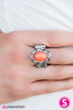 Paparazzi "Down The GARDENIA Path" Orange Ring Paparazzi Jewelry